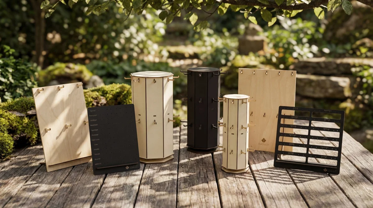 Holzdisplay Produkt